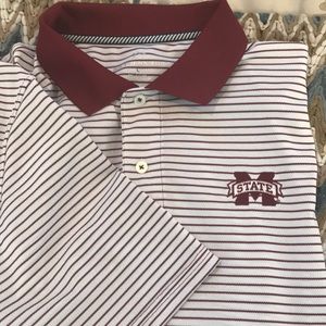 L Southern Tide short sleeve MS STATE UNIV shirt